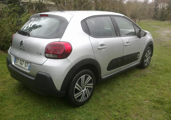 Citroen C3 cena 29900 przebieg: 147000, rok produkcji 2018 z Góra małe 46